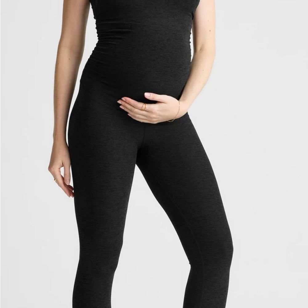 Beyond the Bump Charcoal Maternity Jumpsuit